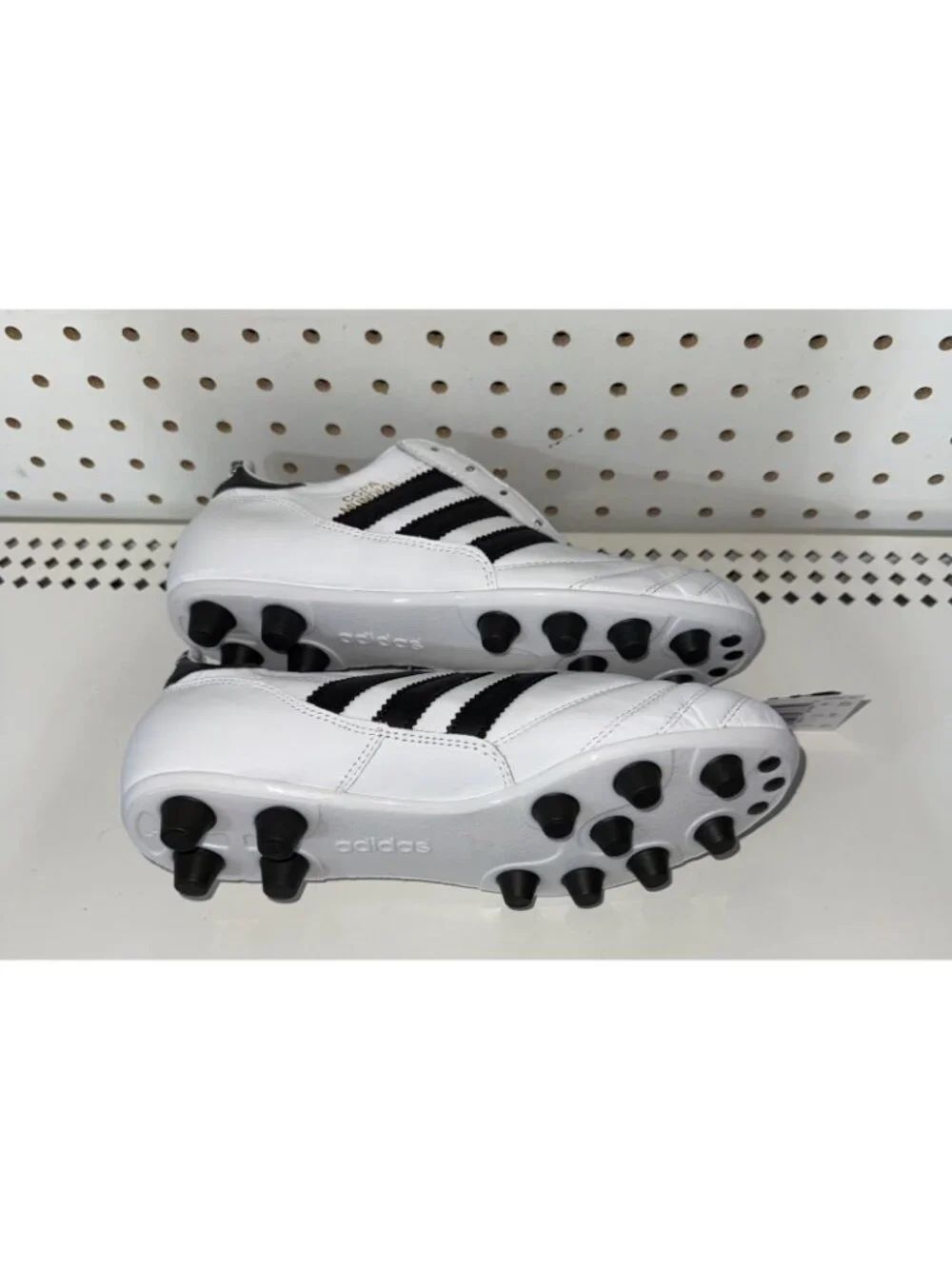 Adidas Copa Mundial FG Mens Leather Soccer Cleats Size 7 White Black ID4050